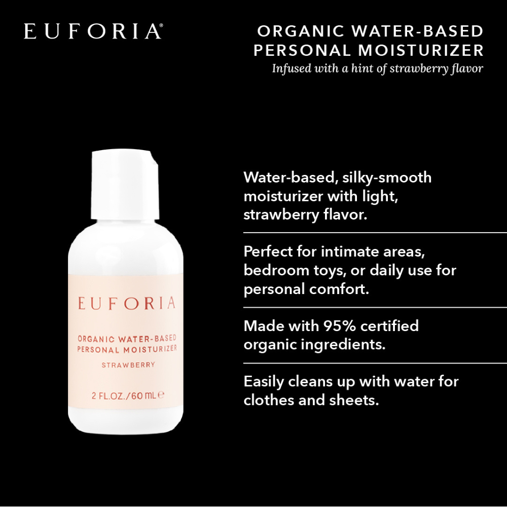 Water Based Personal Moisturizer (Organic) Strawberry