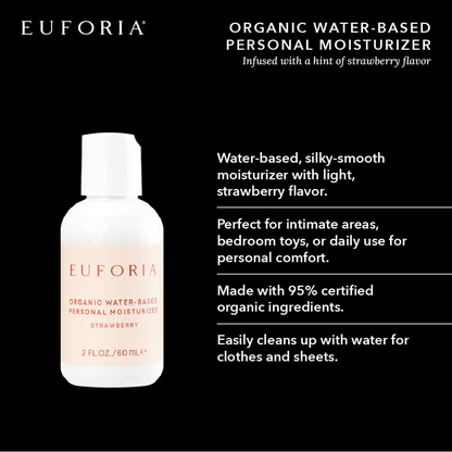 Water Based Personal Moisturizer (Organic) Strawberry